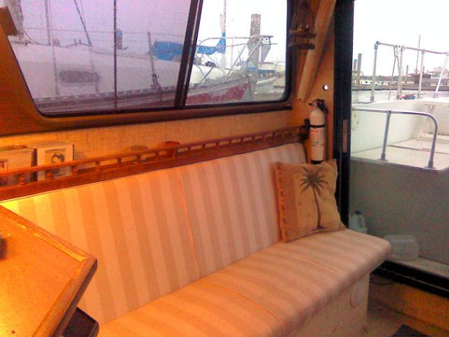Starboard saloon